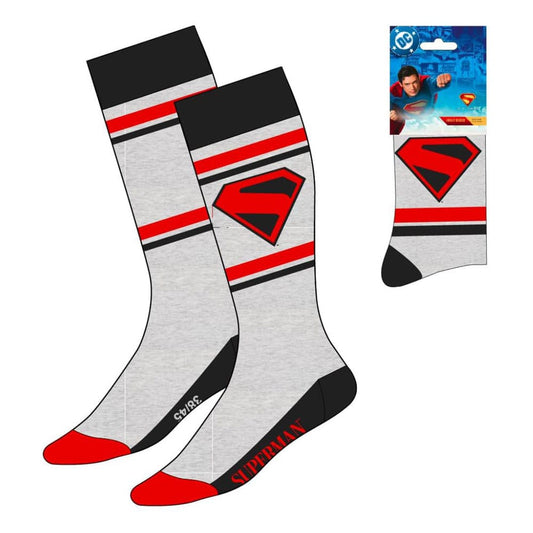 DC Comics Socks Superman Logo Grey 38-45 Footwear
