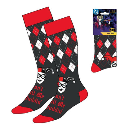 DC Comics Socks Harley Quinn Don´t Call Me Puddin 36-43 Footwear