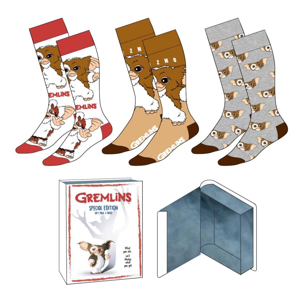 Gremlins Socks 3-Pack 36-43 Footwear