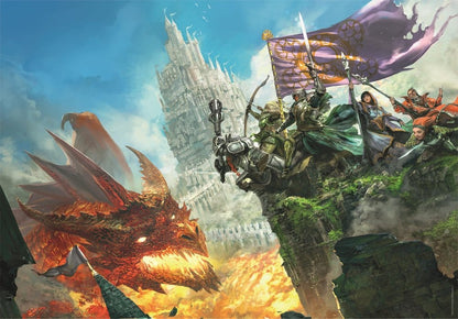 Dungeons & Dragons Gaming Puzzle Collection Jigsaw Puzzle Attack of the Dragon (500 pieces)