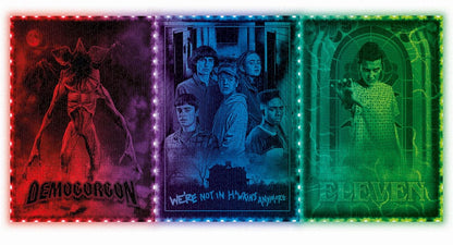 Stranger Things Metamorphic Art Collection Jigsaw Puzzle with Light-Up Effect Demogorgon (520 pieces)
