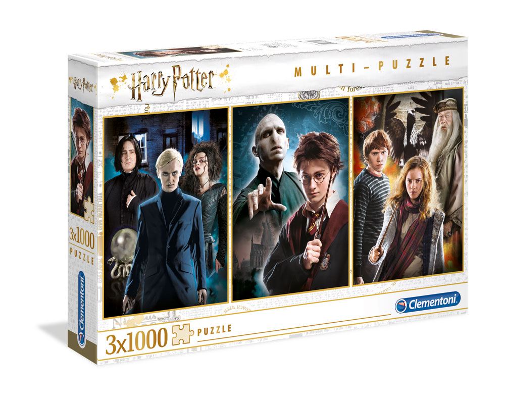 Harry Potter Multi Jigsaw Puzzle Characters (3 x 1000 pieces) Puzzles