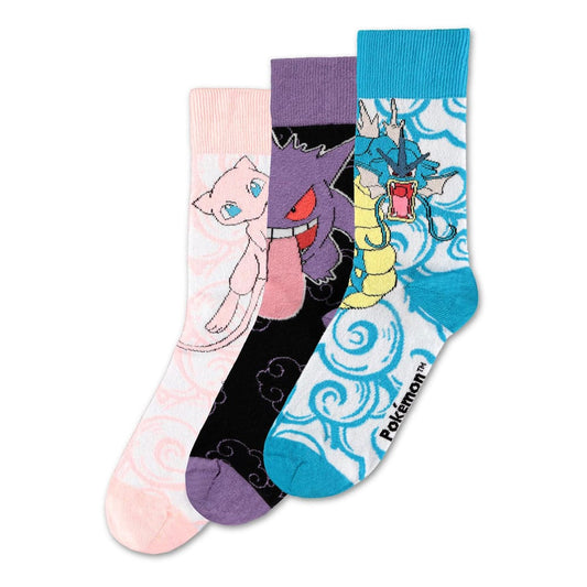 Pokémon Socks 3-Pack Crew 39-42 Footwear