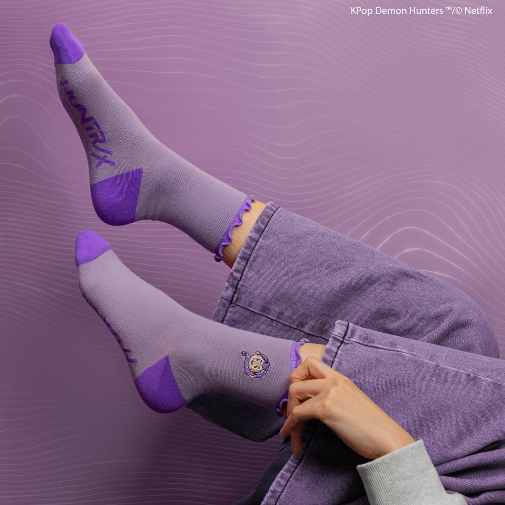 KPop Demon Hunters Socks Set of 3 HUNTR/X