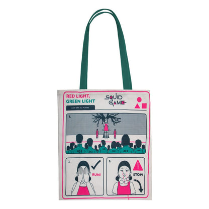 Squid Game Tote Bag Young-hee Blue Print Bags