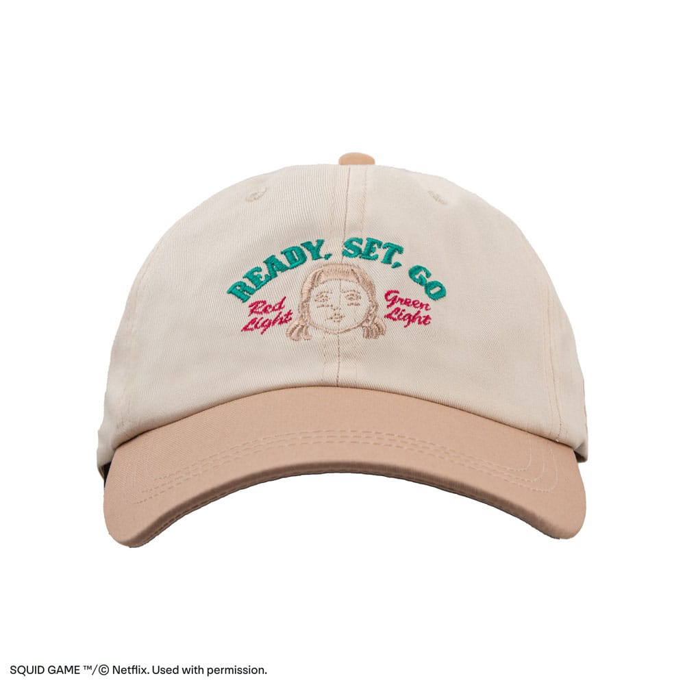 Squid Game Curved Bill Cap Red light, green light