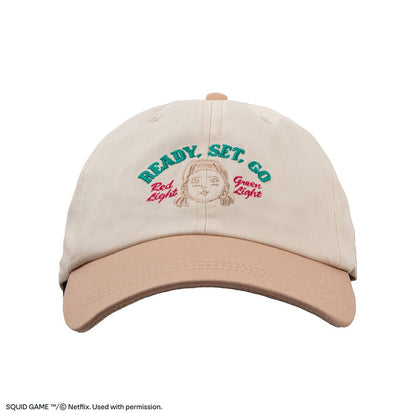 Squid Game Curved Bill Cap Red light, green light