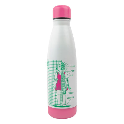 Squid Game Thermo Water Bottle Young-hee Blue & White Print