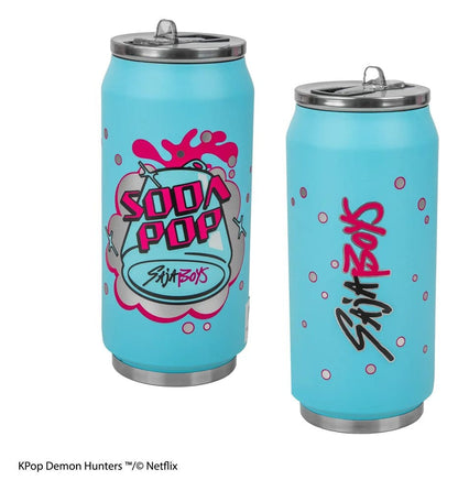 KPop Demon Hunters Thermal Straw Mug Soda Pop Can
