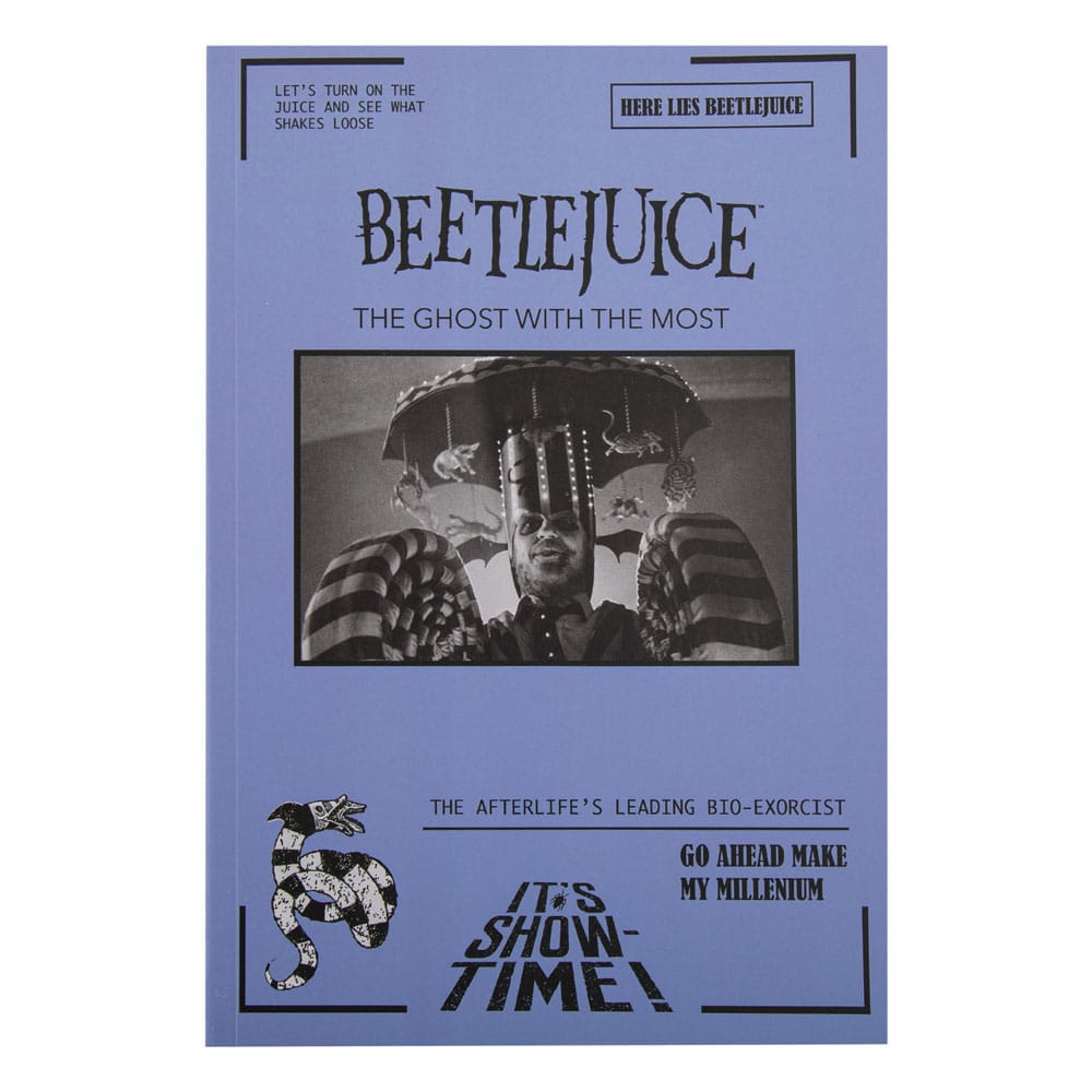 Beetlejuice Notebook It’s Show Time Stationery