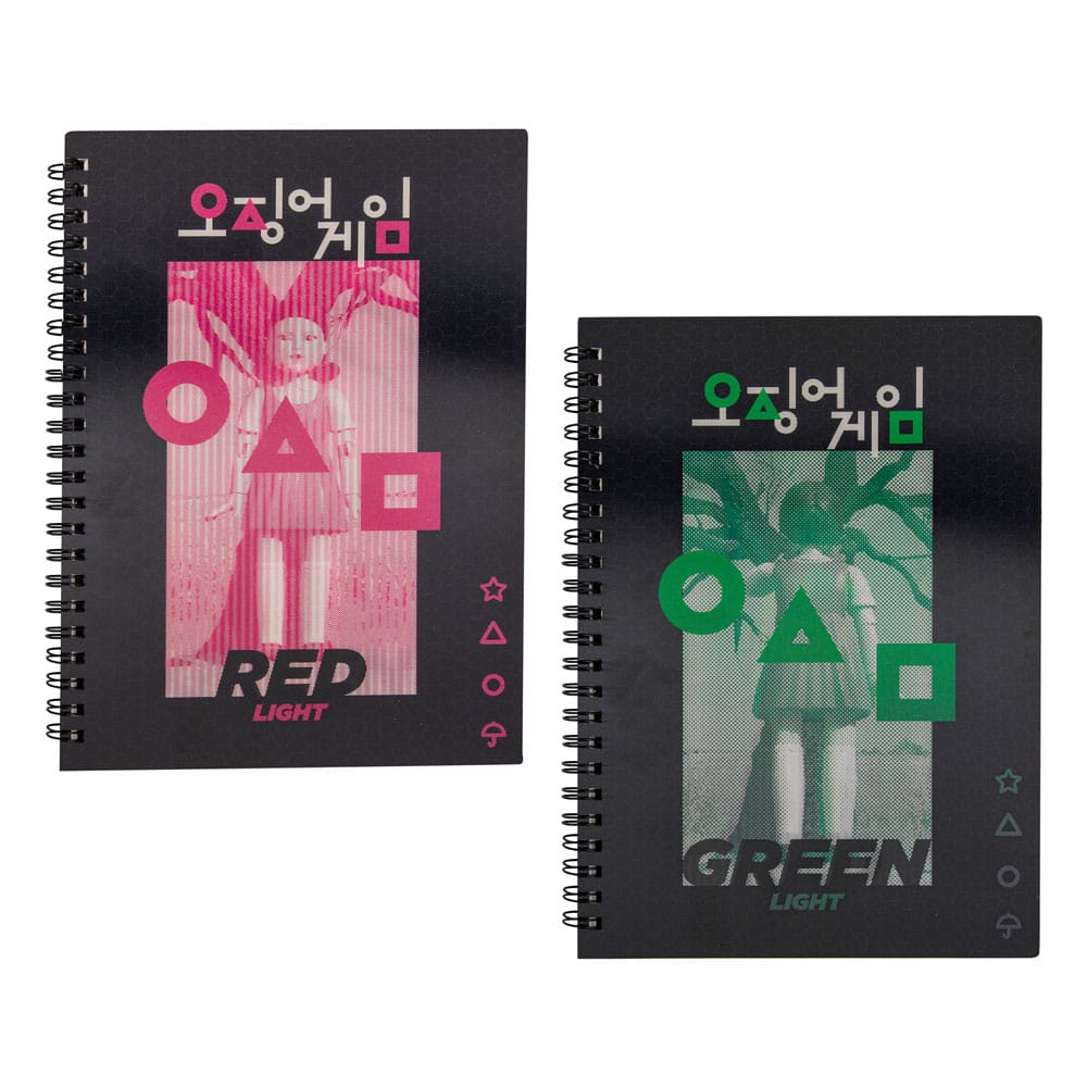 Squid Game Notebook Red light green light Stationery