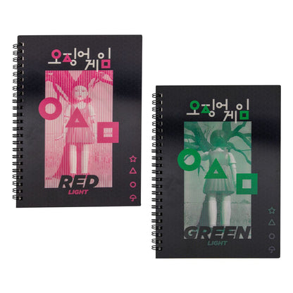 Squid Game Notebook Red light green light Stationery