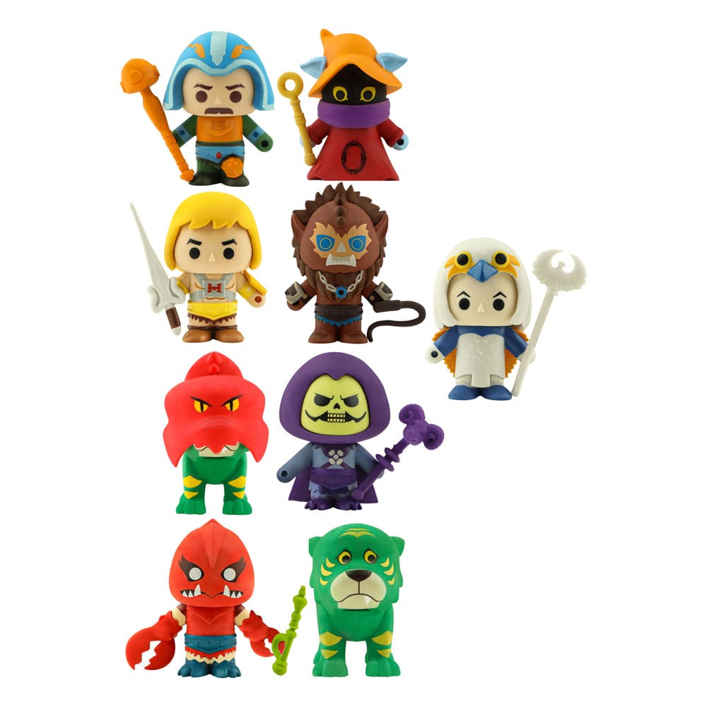 Masters of the Universe Gomee Mini Figures Gomes Mystery Display (24) Mini-figures