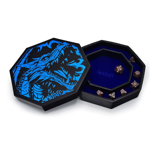 CritStones Arena Dice Tray Blue Dragon Board games and accessories