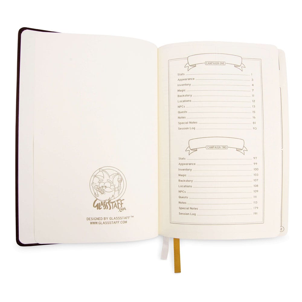 Dungeons & Dragons RPG Journal 5e Blue