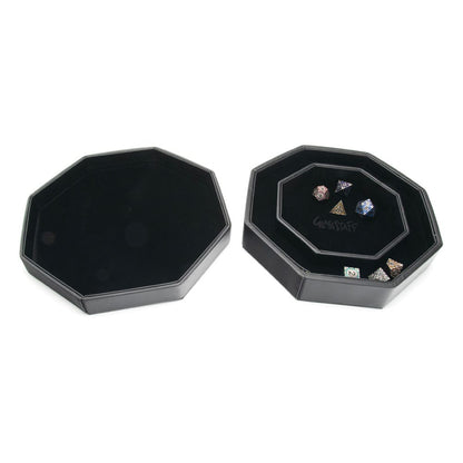 CritStones Arena Dice Tray Black Dragon (Yellow Lid)