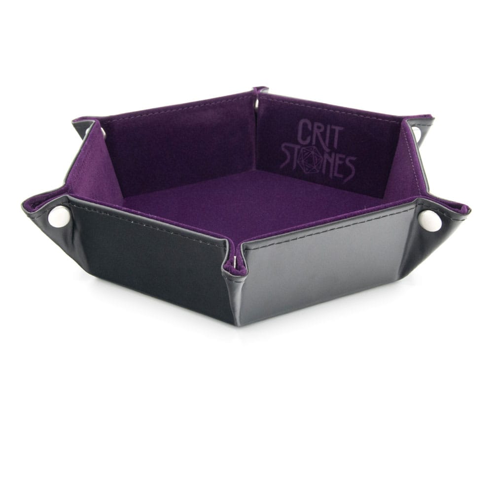 CritStones Folding Dice Tray Purple