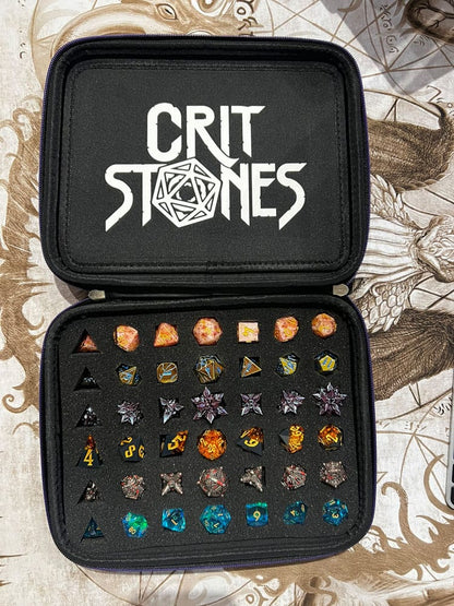 CritStones Dice Case Arcanum Black