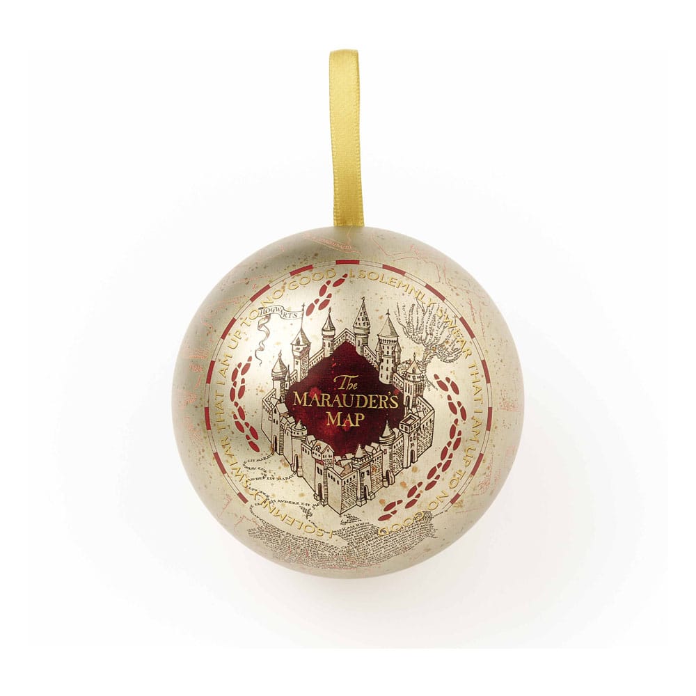 Harry Potter tree ornament with Pin Badge Deck Marauders Map