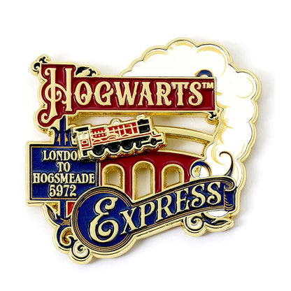 Harry Potter Pin Badge Hogwarts Express (Golden Tone)