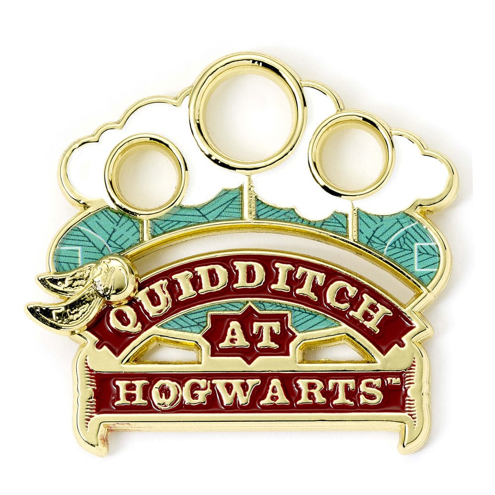 Harry Potter Pin Badge Quidditch (Golden Tone)