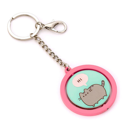 Pusheen Keychain ’Hi Bye’ Spinning Keyrings