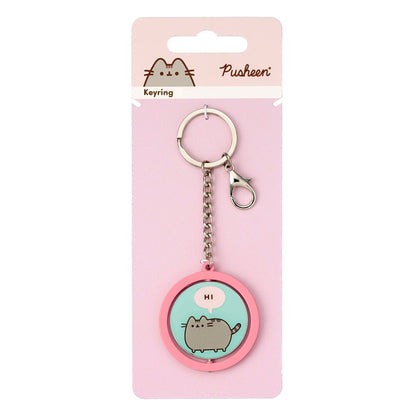 Pusheen Keychain ’Hi Bye’ Spinning Keyrings