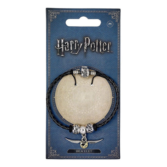 Harry Potter Slider Charm Leather Bracelet Quidditch