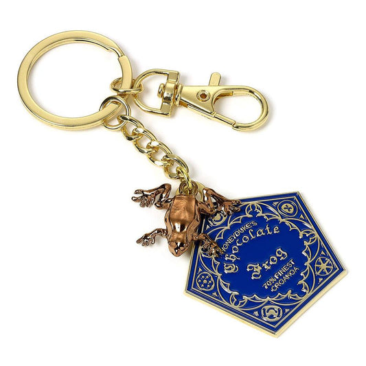 Harry Potter Keychain Chocolate Frog (gold plated) Keyrings