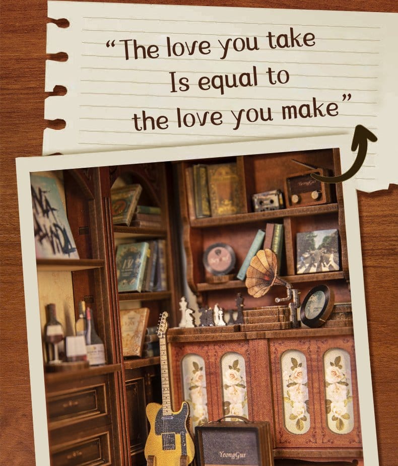 Book Nook The Secret Rhythm 23 x 11 cm