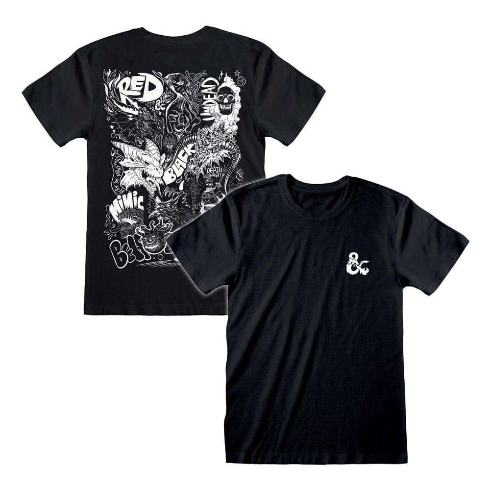 Dungeons & Dragons T-Shirt Doodle Size M