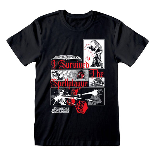 Dungeons & Dragons T-Shirt I Survived The Spellplague Size L