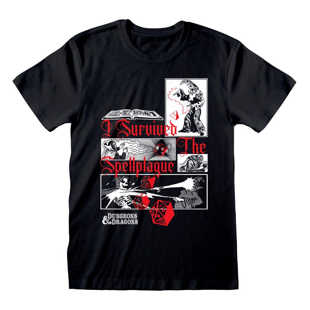 Dungeons & Dragons T-Shirt I Survived The Spellplague Size M