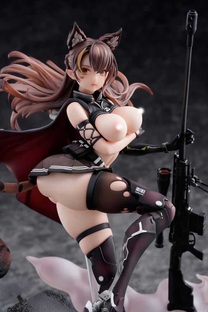 Original Character PVC 1/7 Ijuu Senki Series: Sniper Karihime Limited Distribution 27 cm Statues