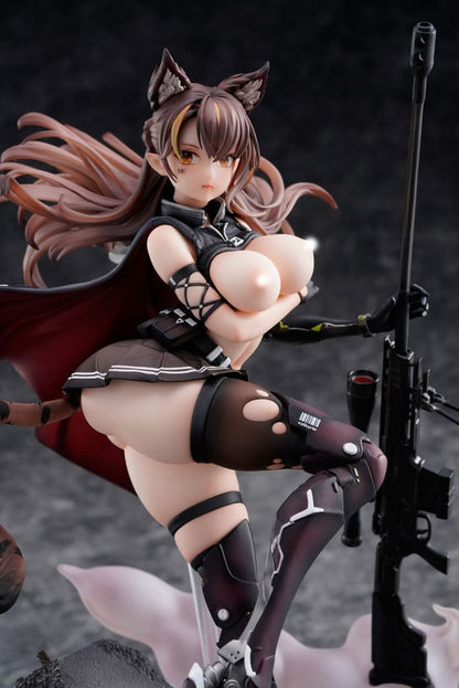 Original Character PVC 1/7 Ijuu Senki Series: Sniper Karihime Limited Distribution 27 cm Statues
