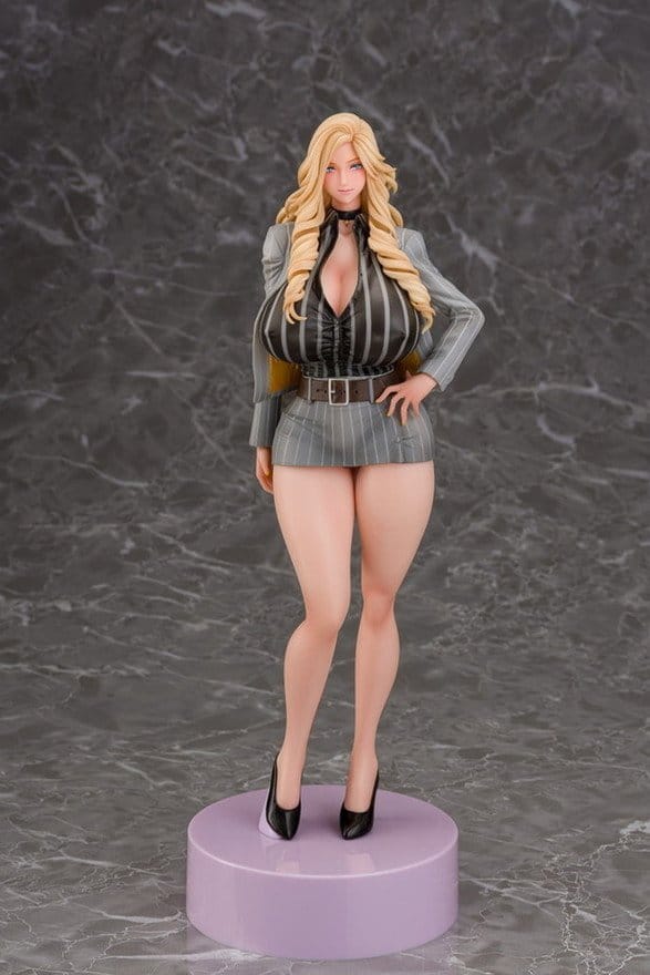 Gal Ane Shachou to Harem Office PVC Figure 1/7 Nishigori Ai (Grey Suit Ver.) Wholesome Ver. 26 cm