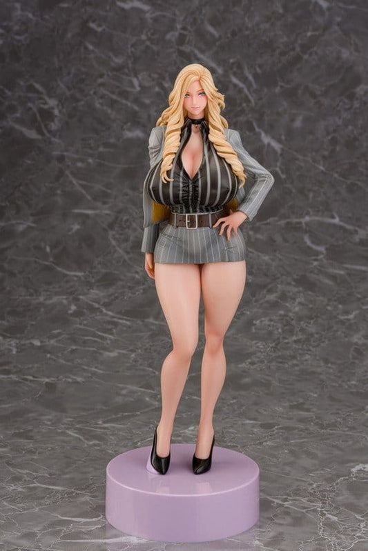Gal Ane Shachou to Harem Office PVC Figure 1/7 Nishigori Ai (Grey Suit Ver.) Wholesome Ver. 26 cm