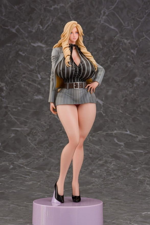 Gal Ane Shachou to Harem Office PVC Figure 1/7 Nishigori Ai (Grey Suit Ver.) Wholesome Ver. 26 cm
