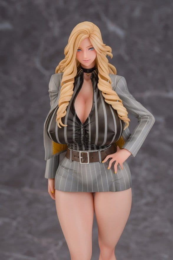 Gal Ane Shachou to Harem Office PVC Figure 1/7 Nishigori Ai (Grey Suit Ver.) Wholesome Ver. 26 cm