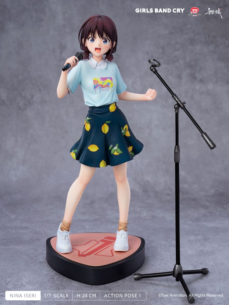 Girls Band Cry Natsu wo Mankitsu shite Sakebe Series No. 1 PVC Statue 1/7 Nina Iseri 24 cm
