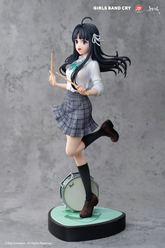 Girls Band Cry Natsu wo Mankitsu shite Sakebe Series No. 2 PVC Statue 1/7 Subaru Awa 26 cm