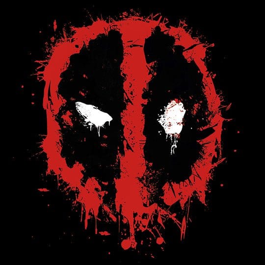 Deadpool Canvas Print Splat 40x40 cm