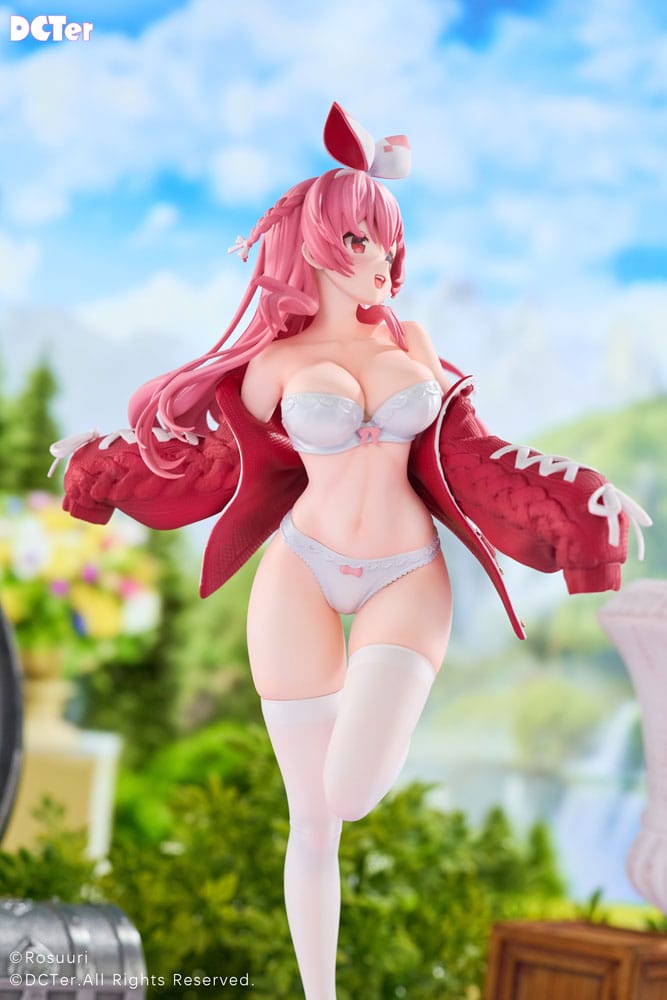 Rosuuri Original Character PVC Statue 1/7 White Rabbit Rosu Swimsuit Ver. 25 cm
