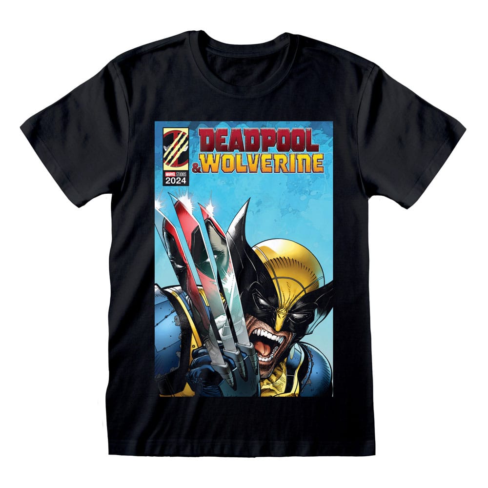 Deadpool T-Shirt Wolverine Reflection Size XL T-shirts