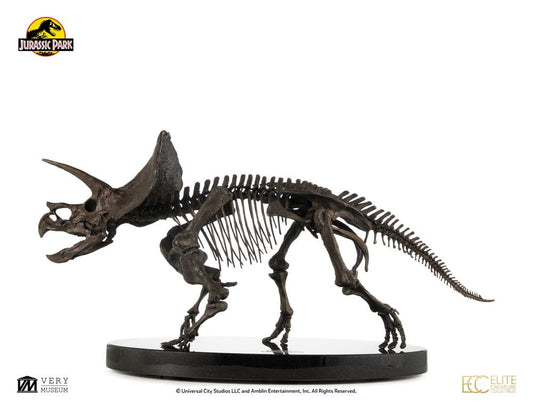 Jurassic World ECC Elite Creature Line Statue 1/12 Triceratops Fossil Skeleton Bronze 33 cm