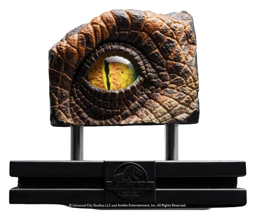 The Lost World: Jurassic Park Replica Bust Male Velociraptor Eye Prop 23 cm