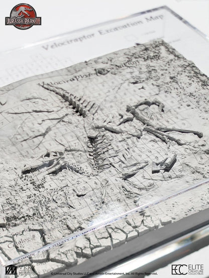 Jurassic Park III Excavation Map Velociraptor 27 cm