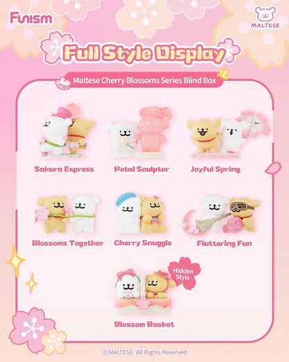 Maltese Cherry Blossoms Series Mini Figures 10 cm Display (6)
