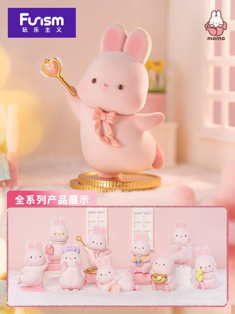 Momo Bunny Daily Series Mini Figures 9 cm Display (9) Mini-figures