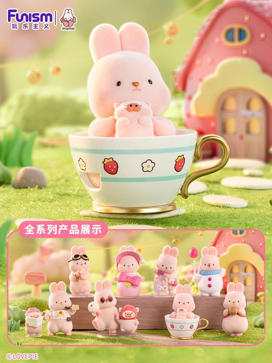 Momo Bunny Strawberry Town Series Mini Figures 9 cm Display (8) Mini-figures